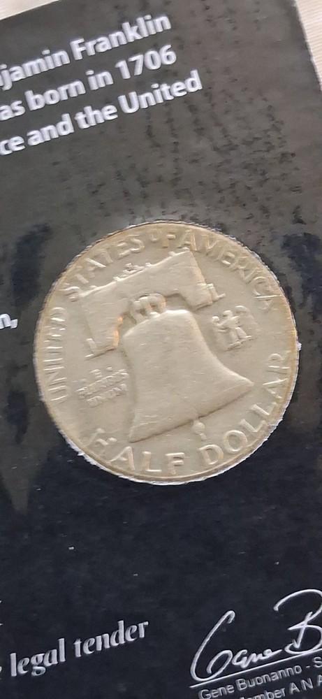 1951-S (90% SILVER) FRANKLIN HALF DOLLAR Circulated.
