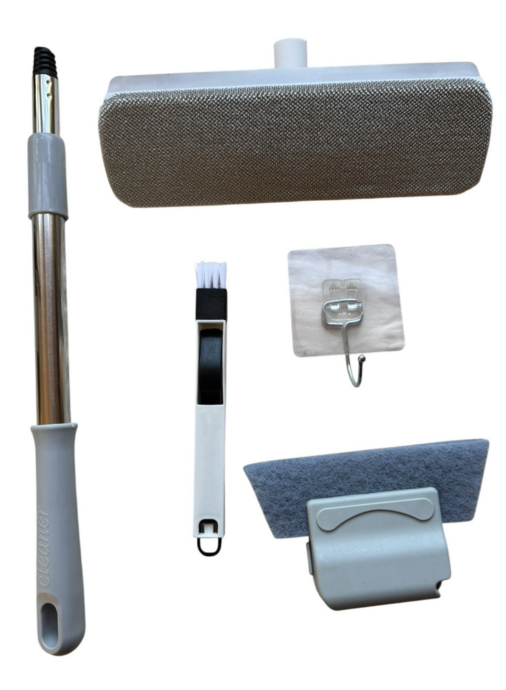 Window Screen & Track Cleaning Tool 5-Piece Kit - Blue