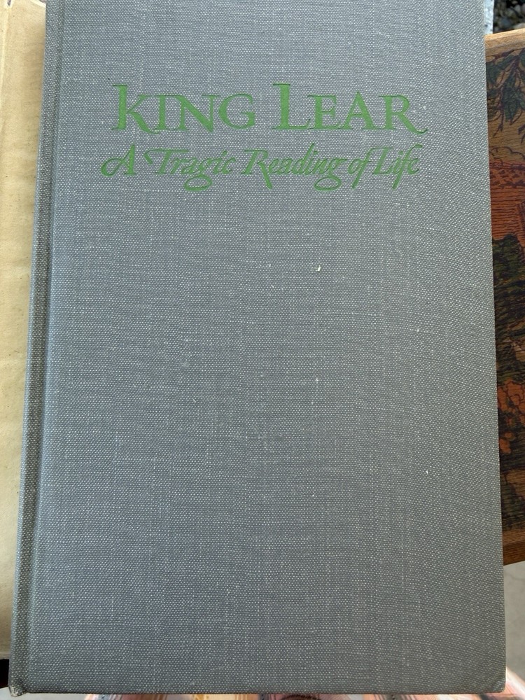 Vintage Book King Lear 1949 Shakespeare