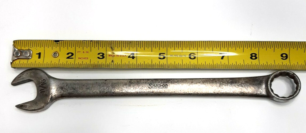 Vintage Snap~On Tools 11/16" Combination Wrench OEX~22 With 1948 Date Code