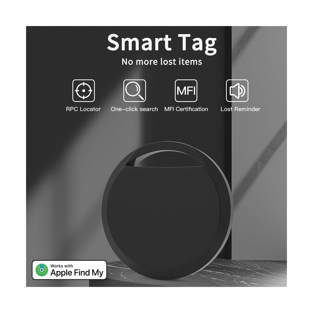 Air Tracker Tags 4 Pack Smart Tag Bluetooth Trackers Work with Apple Find My ...