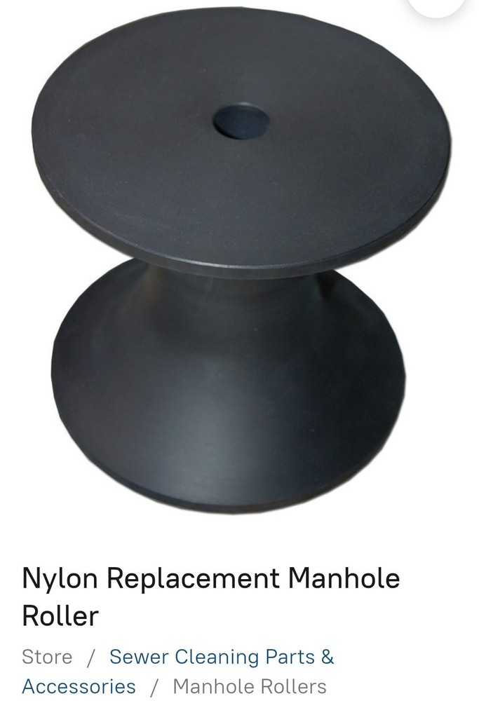 (2) UEMSI HTV Encoder Roller Manhole Sewer Camera DO-7N NYLON FLUSHER 5-3/4" 5"