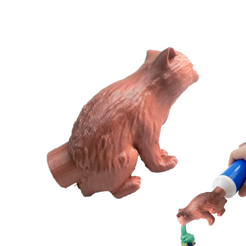 Toothpaste Cover 2.36Inch Silicone Paste Squeezer Toothpaste Topper Funny