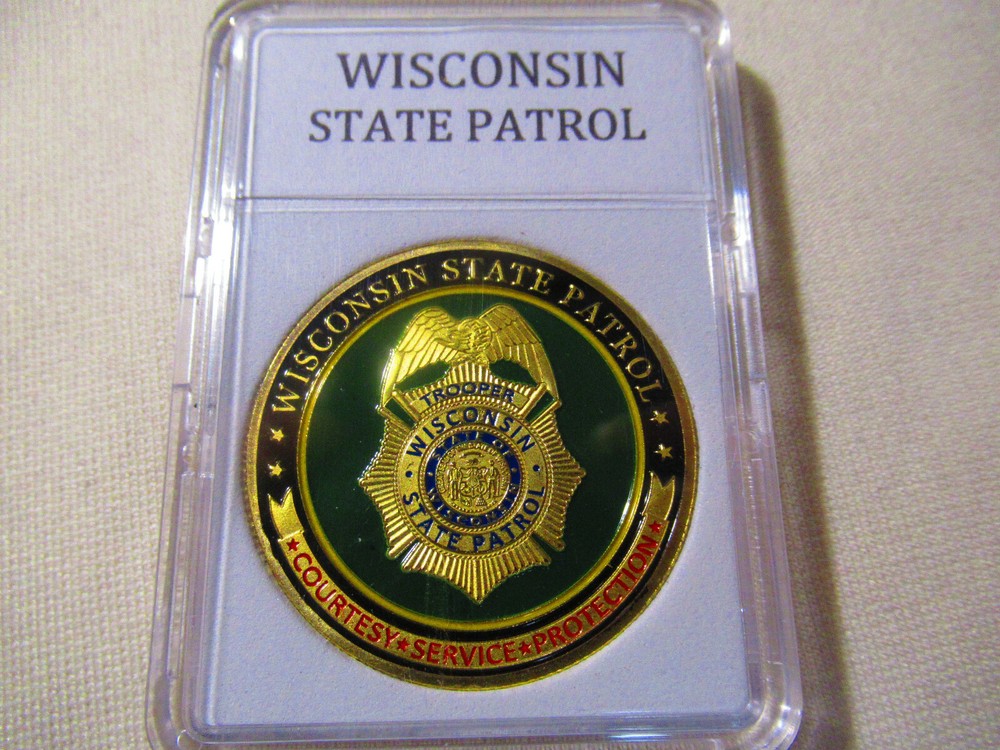 WISCONSIN STATE PATROL Challenge Coin