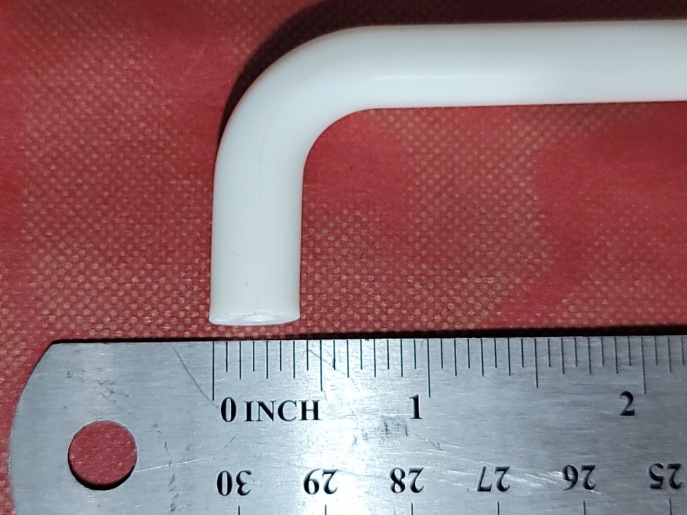 Cabinet Drawer Wire Pull Handle White Plastic 3 - 3/4” New ( 10pcs)