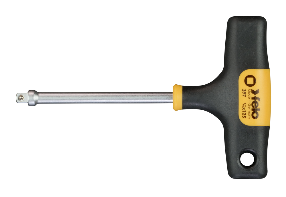 Felo 1/4" Drive T-Handle Socket Adapter Nut Driver Spinner Handle 62899