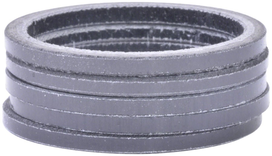 Gloss Carbon 1-1/8" Headset Spacers Kit - Lightweight, Performance-Optimized,