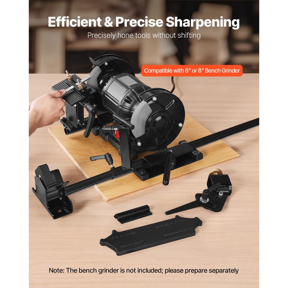 Pro Grind Sharpening System Multi-Grind Jig for 6" & 8" Bench Grinder