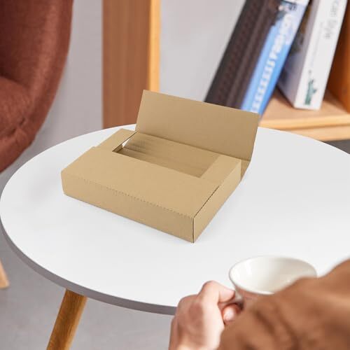 25 Pack Comic Book Shipping Box Mailers Corrugated Cardboard Document Mailing