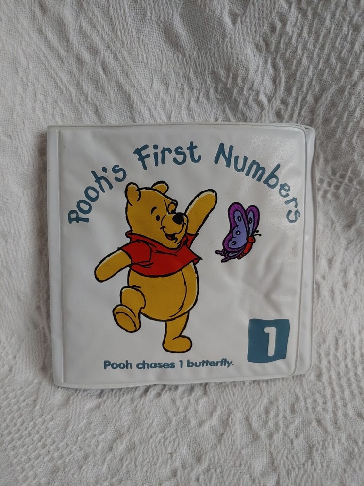 Winnie The Pooh's First Numbers Soft Bath Book Plastic