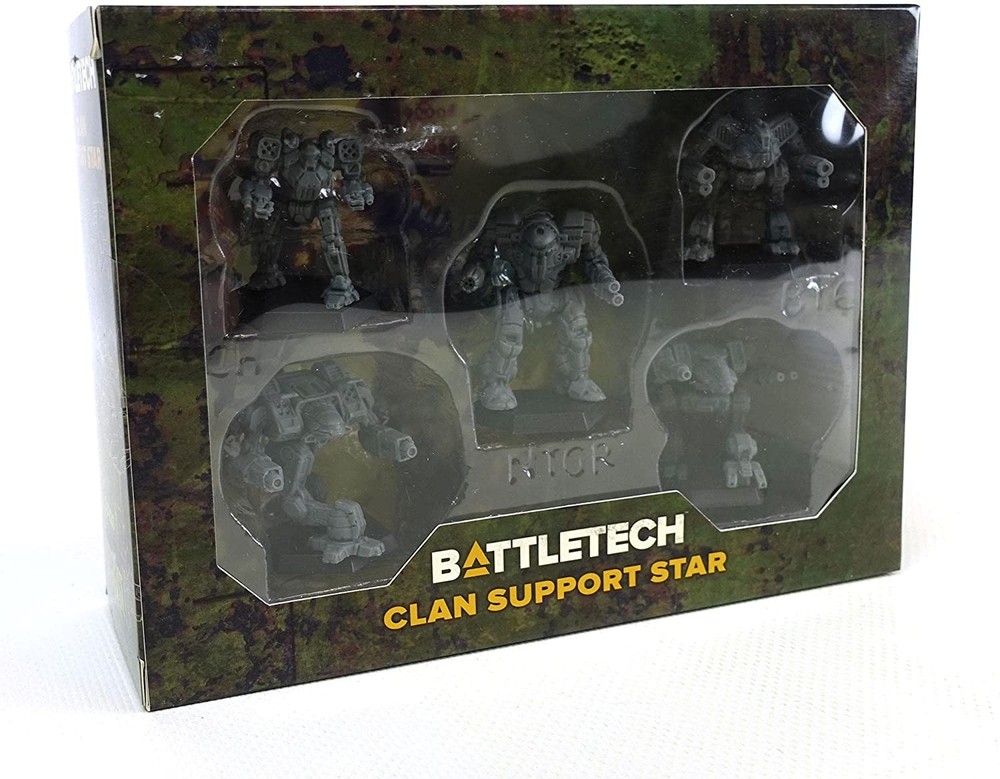 Catalyst Game Labs BattleTech Mini Force Pack: Clan Support Star