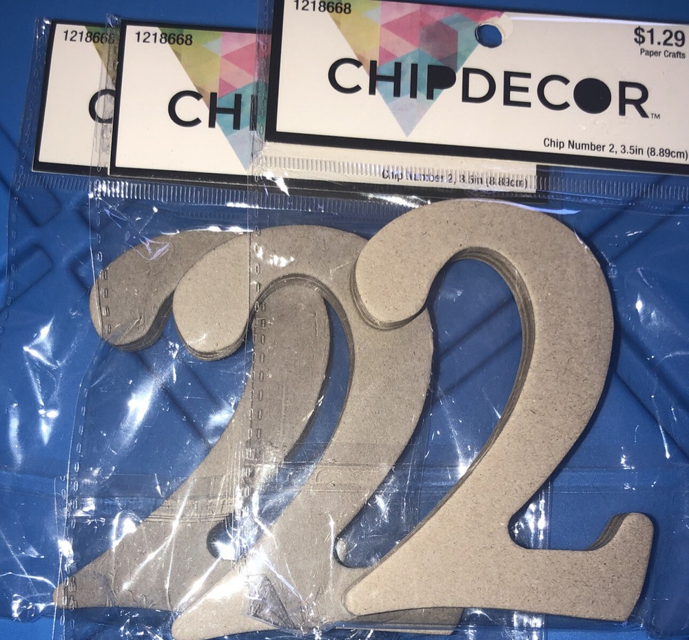 chip decor chip number 2 3.5 inch (3)
