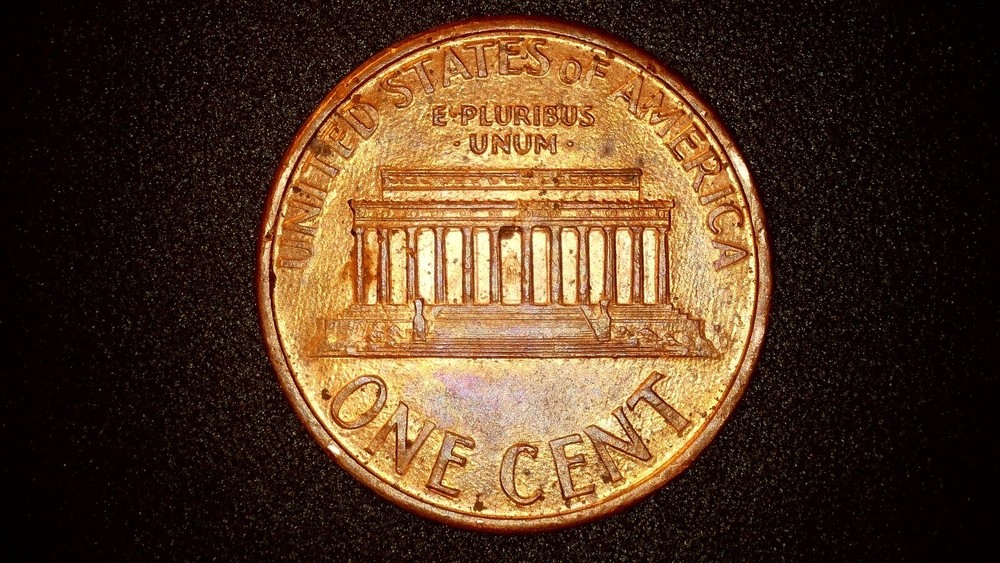 1996 Lincoln Penny Front Missing Numbers & Letters DDR
