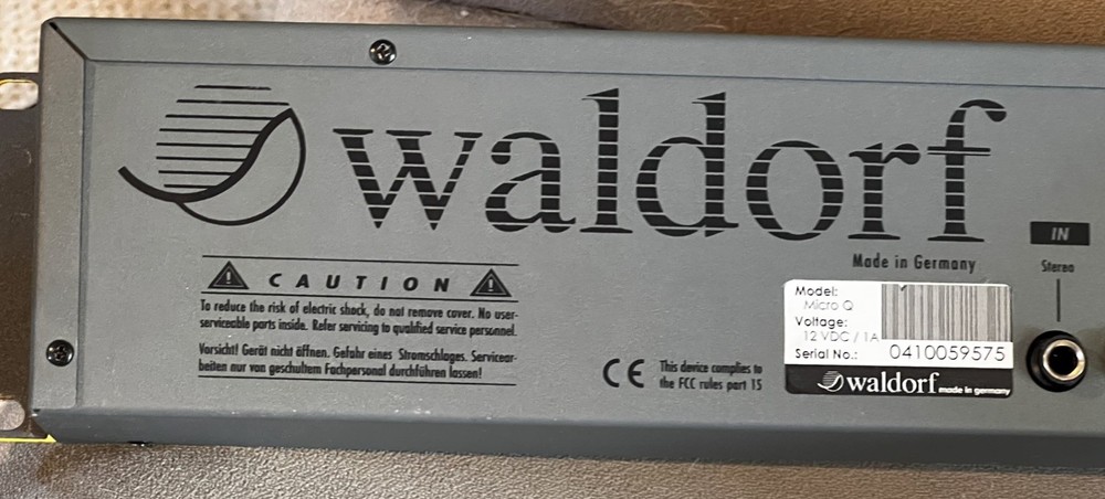 Waldorf Micro Q Rackmount Synthesizer