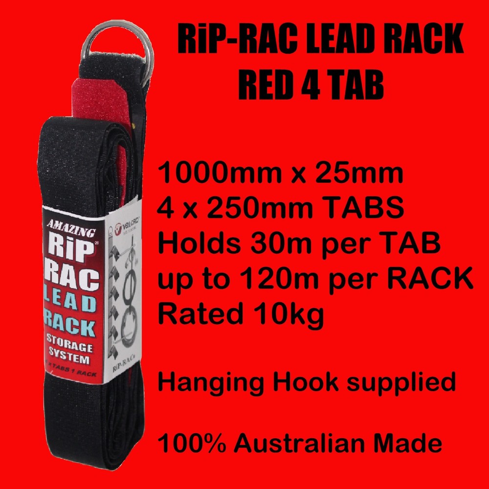 RiP-RAC® MULTI PACK Cable Organiser Storage Strap made with VELCRO®