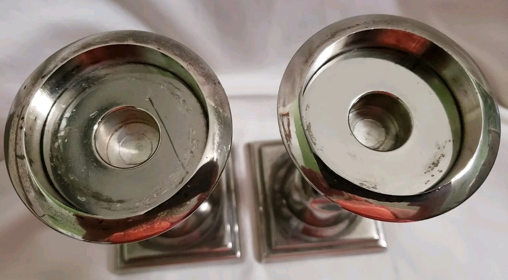 Vintage Silverplate Candlestick Holders