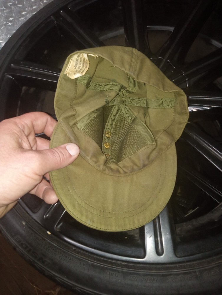 WWII US ARMY HAT WITH GOLD BARS