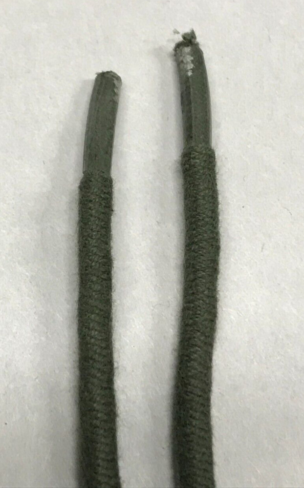 Elastic Replacement Draw Cord 54" OD Green USGI 2 Each
