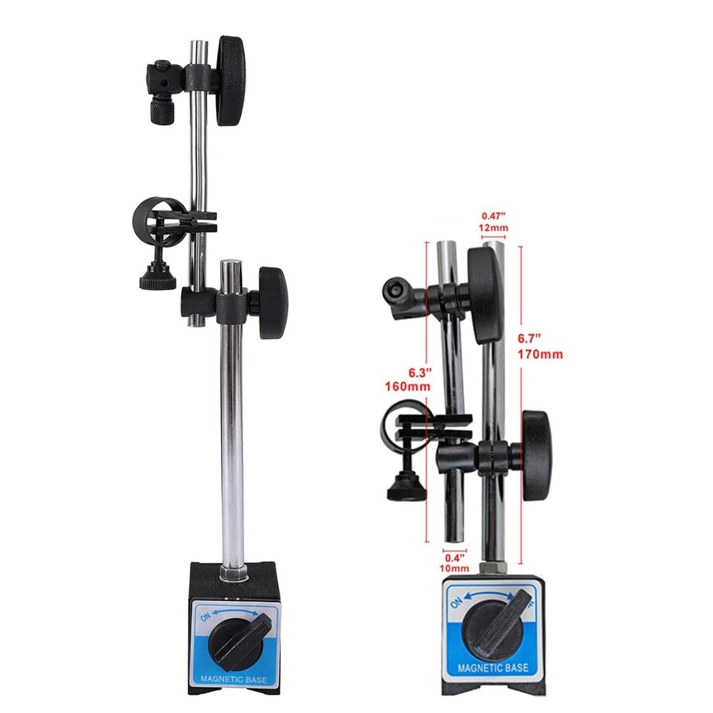New Dial Indicator with Magnetic Base 140lbs Magnetic Base with Fine Adjustable