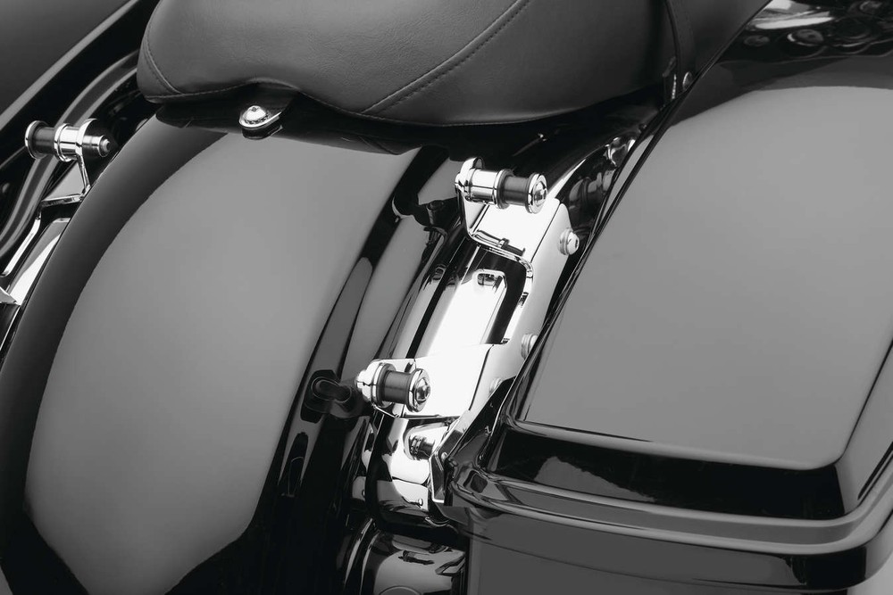Cobra Chrome Backrest Mount Docking Kit Harley Tri Glide Ultra 14-20