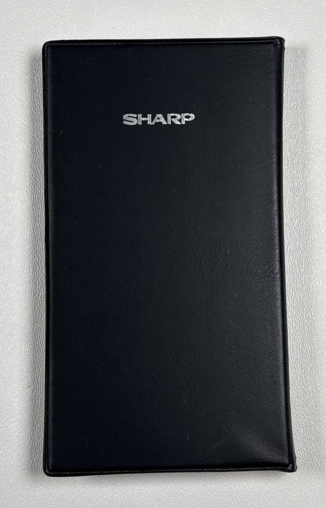 Vintage Sharp EL-520d Programmable Scientific Calculator w/ Case - Working