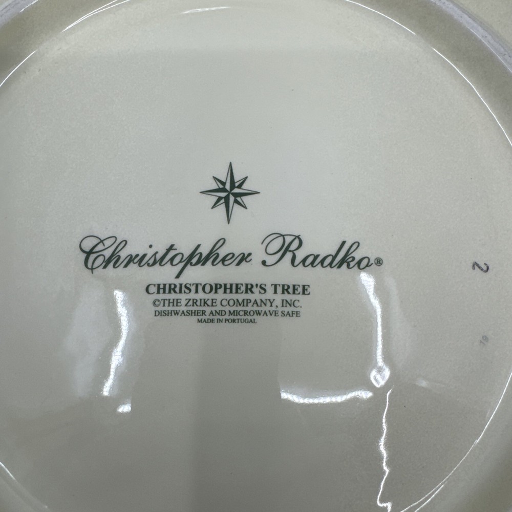 Christopher Radko Christopher's Tree Large Serving Bowl 15 inch