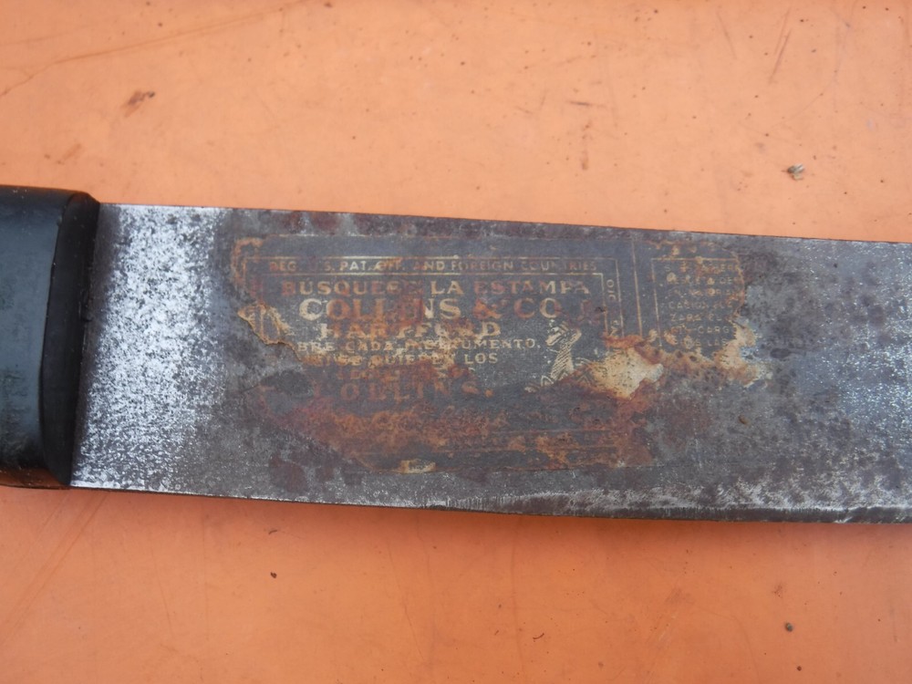 wwii machete collins scabbard