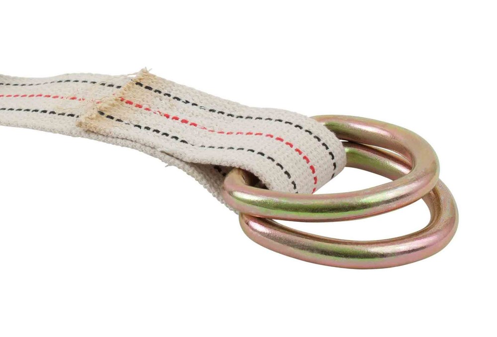 2" x 48" Rug Strap with 2 D-Rings, Cotton Webbing (2 Pack)