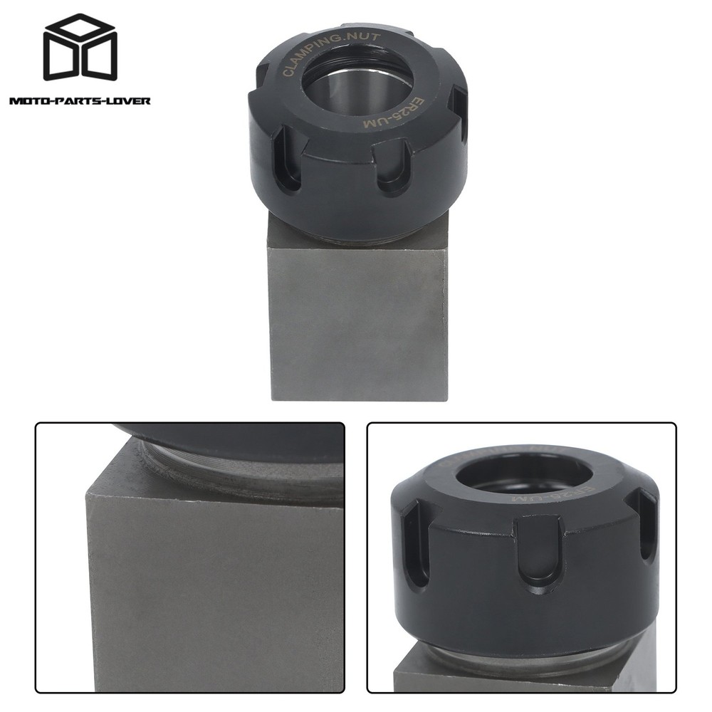 ER25 Square Tooling Block Fit for Multi-Sided Machining Operations