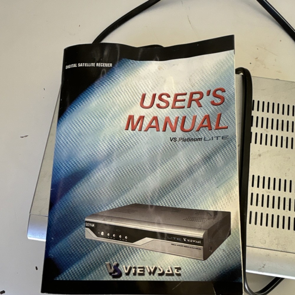 Viewsat VS Platinum Lite Digital Satellite Receiver Silver with User Manual