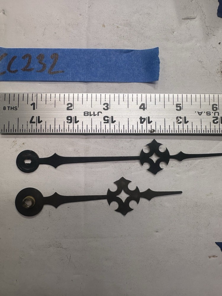 (CC232) - ANTIQUE E. INGRAHAM WALL CLOCK HANDS