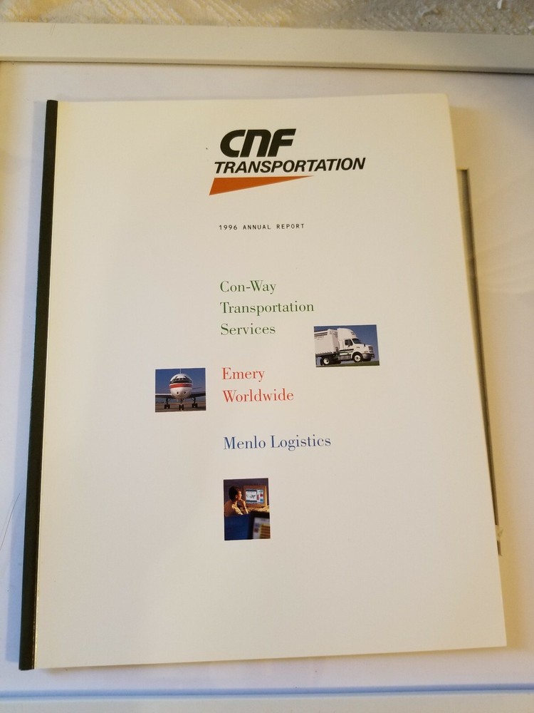 CNF transportation 1996 annual report SUPERIOR CONDITION