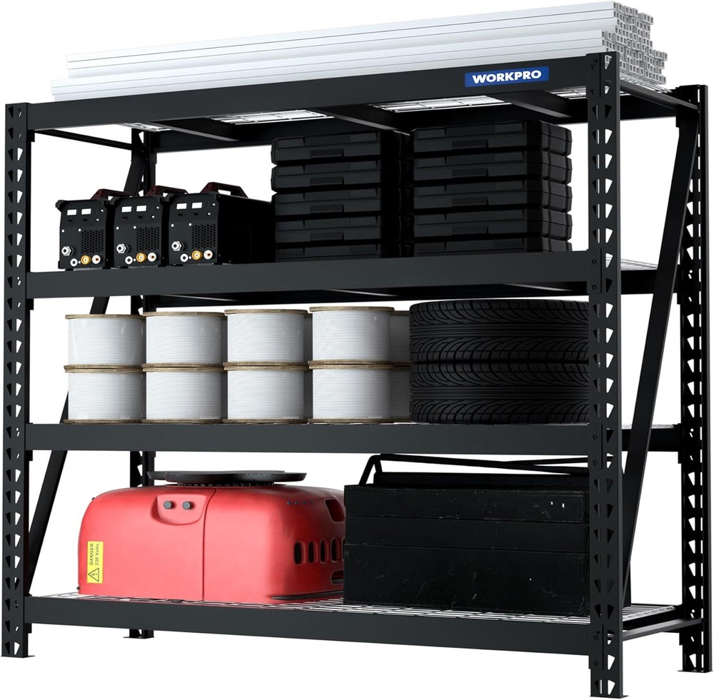 WORKPRO Metal Storage Shelving Unit Multi-Size Heavy DutyAdjustable Storage Rack