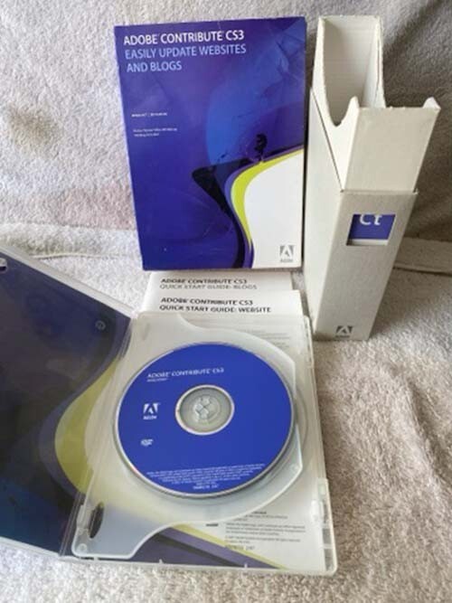 Adobe Contribute CS3 Web Publishing Software Windows