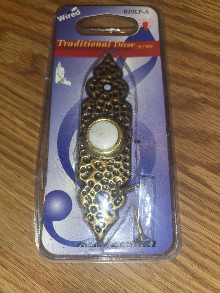Vintage doorbell, face plate/button
