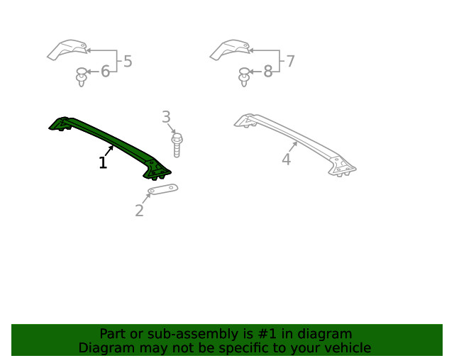 Genuine GM Front Support 19184000