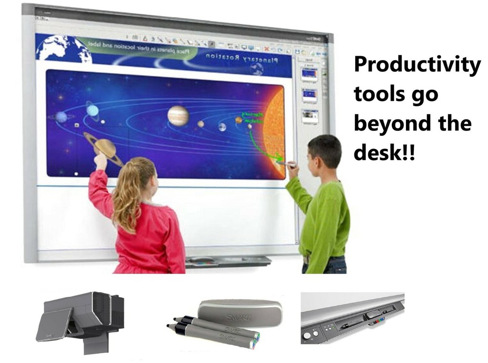 Interactive Smart Board SBX885 and Smart throw projector UX60