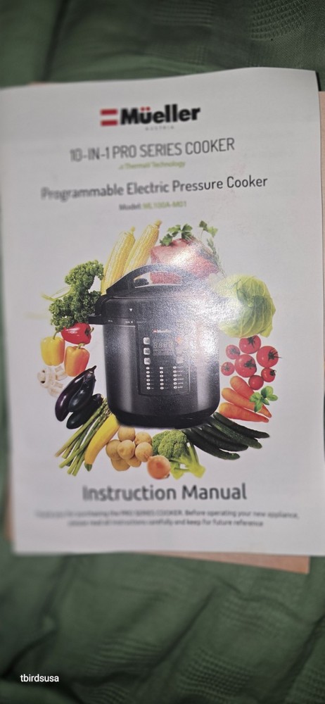 10 in 1 Pro Series "MUELLER" Programmable Electric Pressure Cooker - NEW