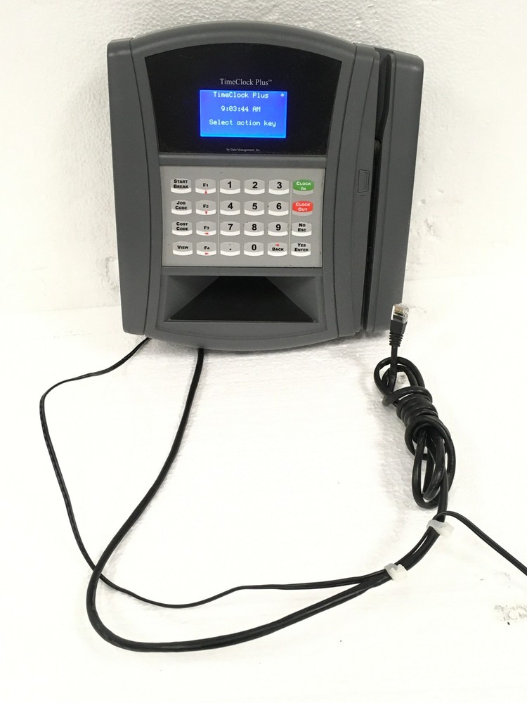TimeClock Plus HID ProxPoint Plus Time Clock Reader w/ Power Supply, WORKING