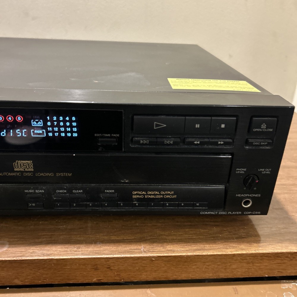 Sony Pulse Compact Disc Played CDP-C515