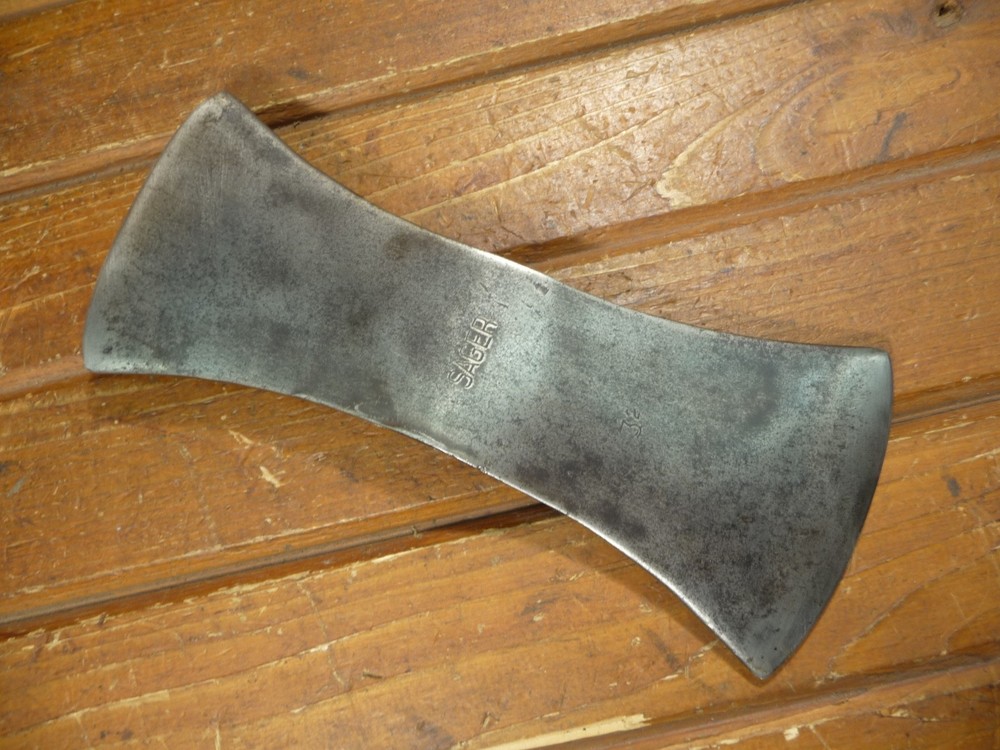Vintage SAGER Double Bit AXE 11"