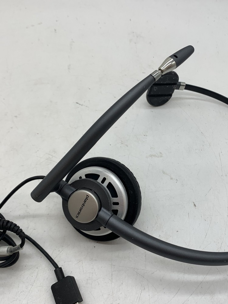 Plantronics One Ear Headset w/ Polycom DA80 USB audio Processor ~ FREE S/H