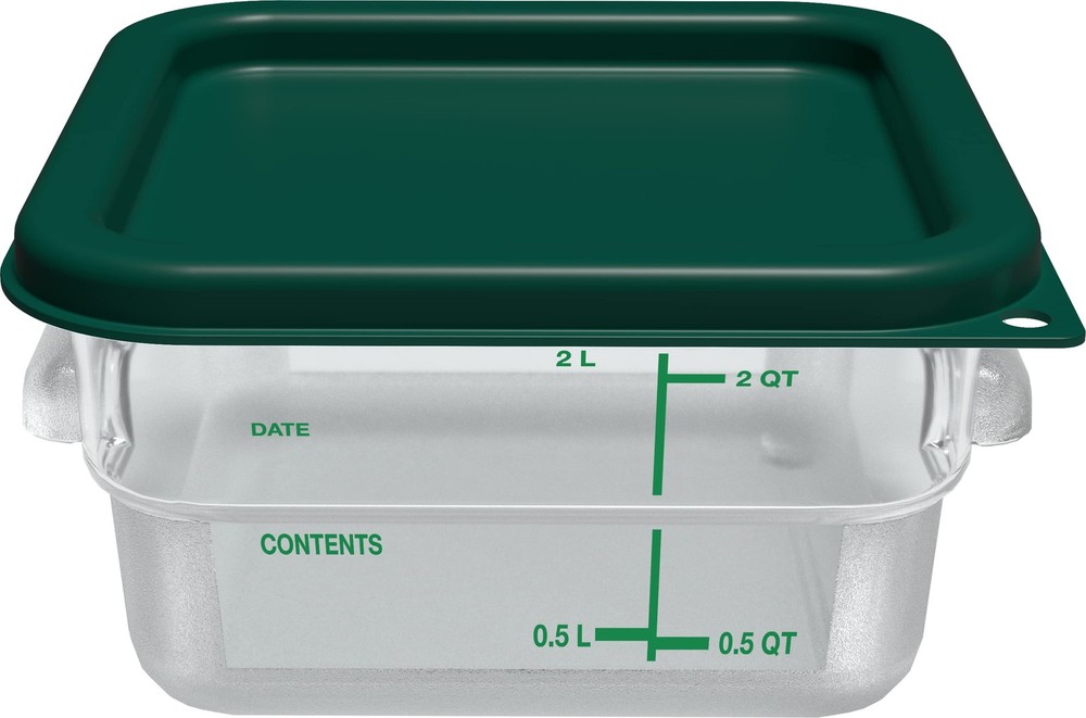 Squares Square Food Storage Container with Stackable Design for Catering, Buf...