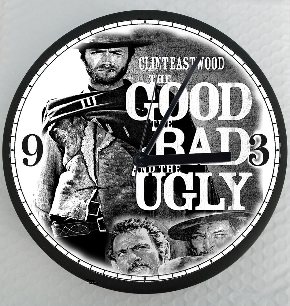 Good Bad Ugly Wall Clock