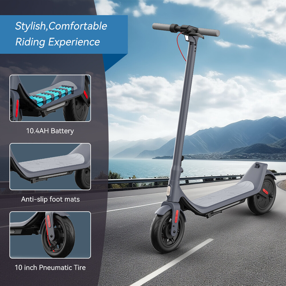 Electric Scooter Adults,31 Miles Range Foldable E-Scooter, App & Cruise Control