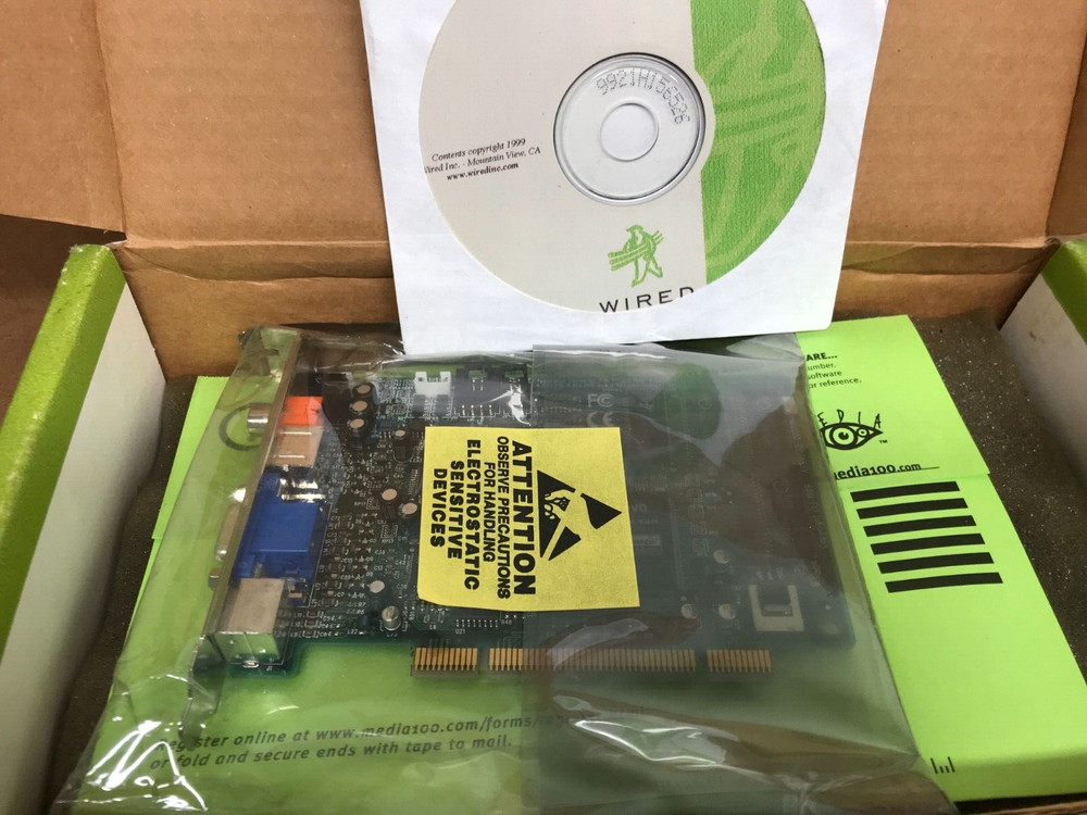 NEW Wired 53-000519-12 mpeg encoding decoding PCI Video Card