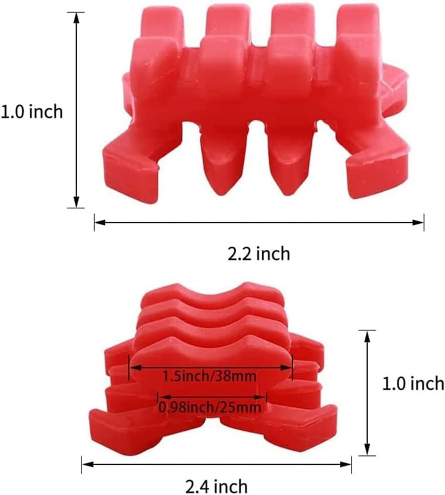 SOPOGER Bow Limb Dampeners for Compound/Crossbow Archery Stabilizer Red