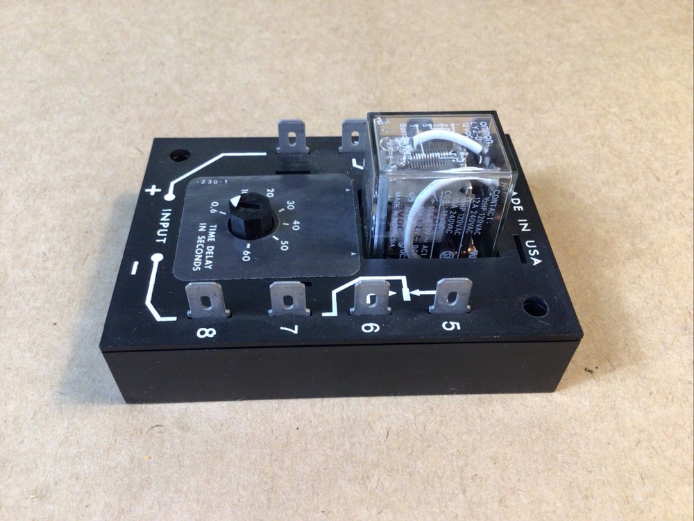 SSAC 10A 120VAC 0.6-60 SEC Time Delay Solid State Timer ERDM126