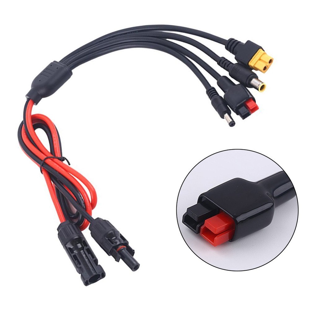 Solar Adapter Kit For Power Stations Excellent Electrical Conductivity