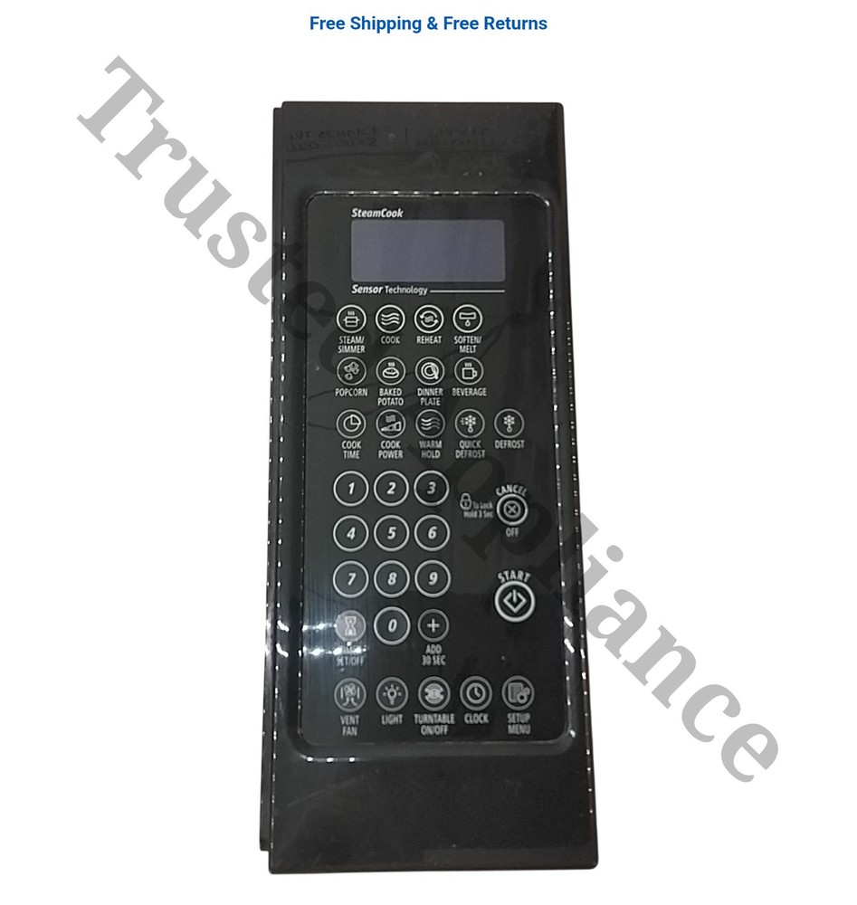 Whirlpool Microwave Control Panel Console W10250239 BLACK